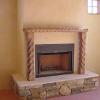 Hand carved mantel
Home built by TC Builders
